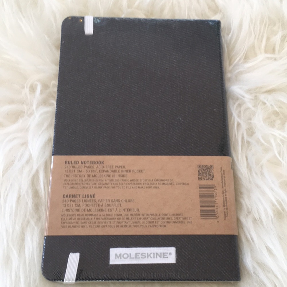 Moleskine Denim Journal w/“Hand Wash Only” Motif - Picture 5 of 6